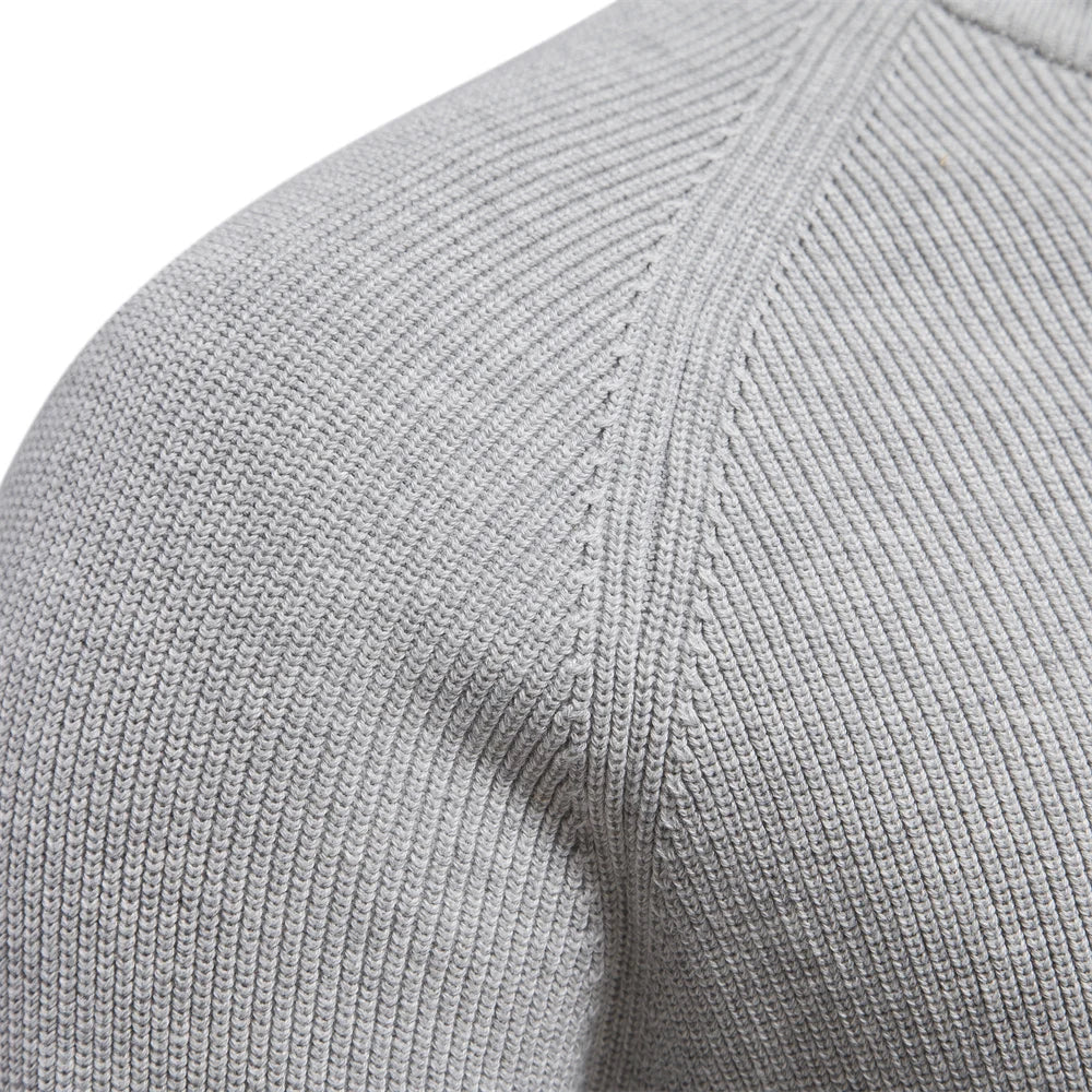R&B | Strickjacke mit Half-zip Wollmischung Elegant, Warm