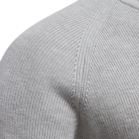 R&B | Strickjacke mit Half-zip Wollmischung Elegant, Warm