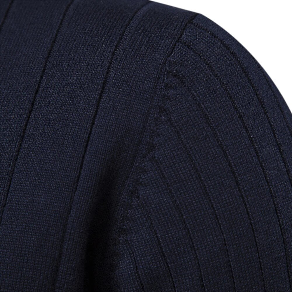 R&B | Strickjacke mit Half-zip Wollmischung Elegant, Warm