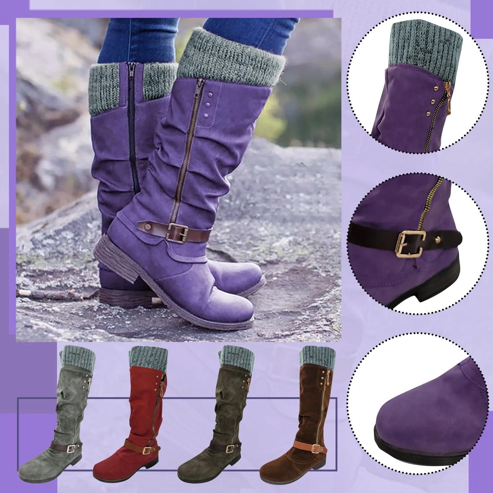 Elegante Damenstiefel mit orthopädischem Komfort R&B R&B