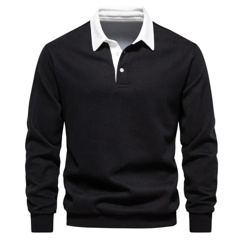 R&B | Premium Poloshirt mit langen Ärmeln