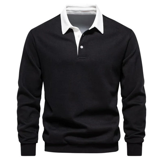 R&B - Premium Poloshirt mit langen Ärmeln