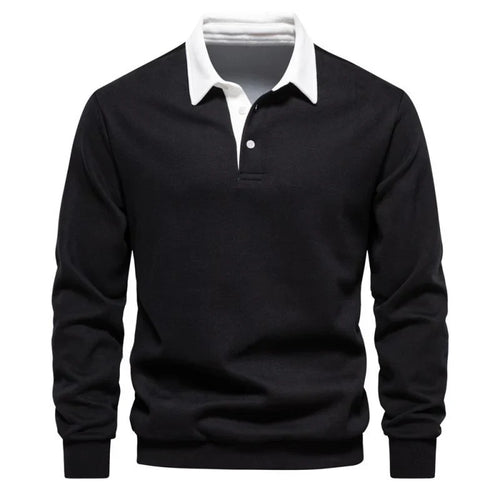 R&B - Premium Poloshirt mit langen Ärmeln