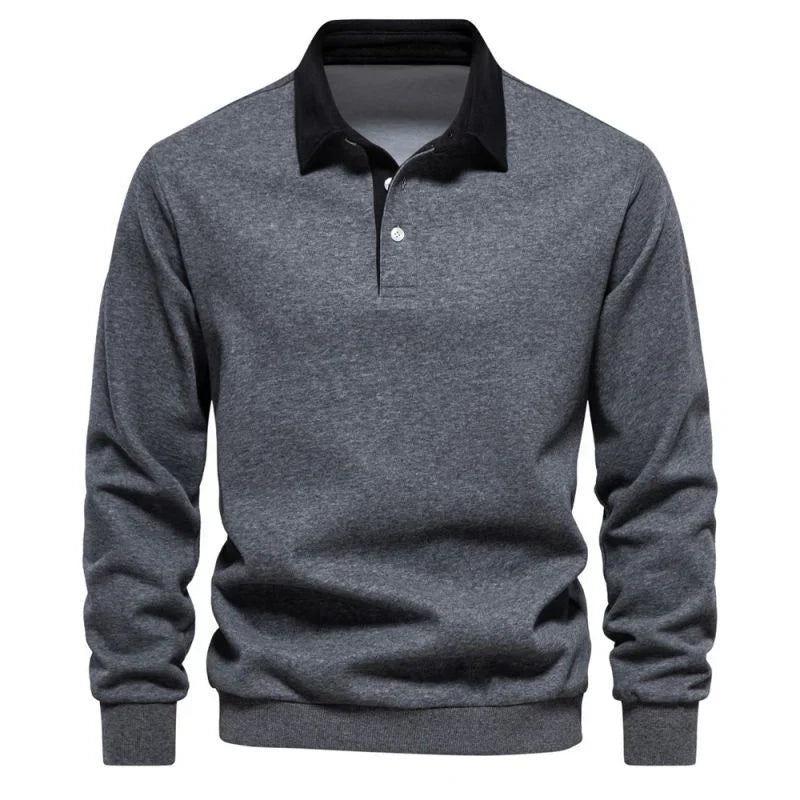 R&B - Premium Poloshirt mit langen Ärmeln