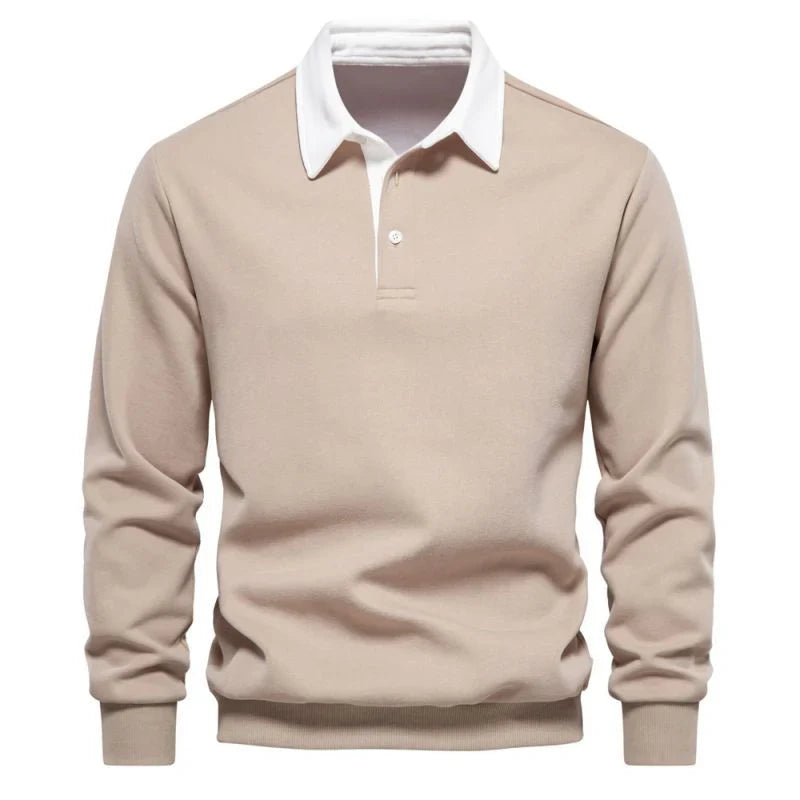 R&B - Premium Poloshirt mit langen Ärmeln