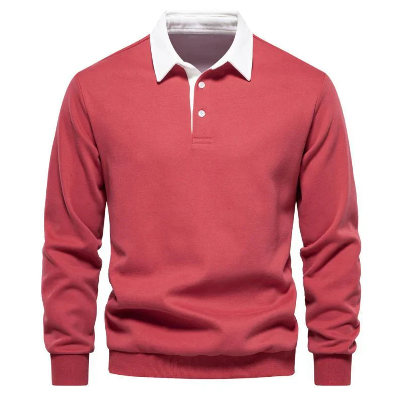 R&B - Premium Poloshirt mit langen Ärmeln
