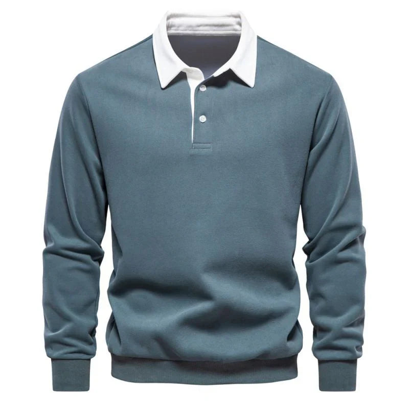 R&B - Premium Poloshirt mit langen Ärmeln