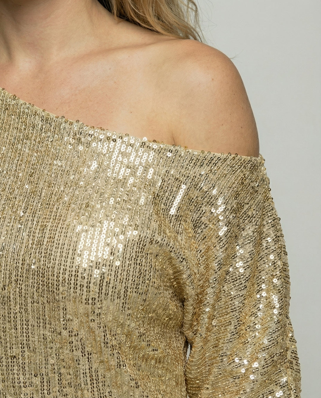 Glänzendes One Shoulder Minikleid | R&B