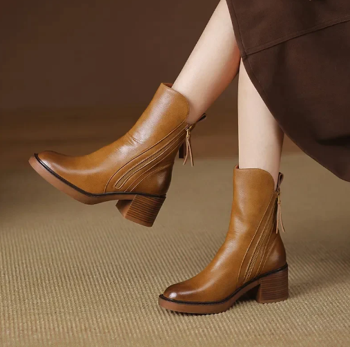Leder Stiefeletten R&B
