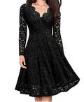Spitzenkleid mit V-Ausschnitt | Lara