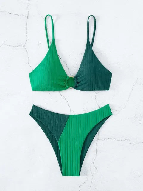 R&B | R&B | Push-Up-Bikini-Set mit Hoher Taille für Damen