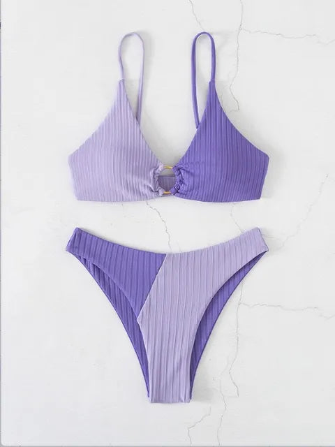 R&B | R&B | Push-Up-Bikini-Set mit Hoher Taille für Damen