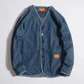 R&B | Jeansjacke mit V-Ausschnitt - Milo