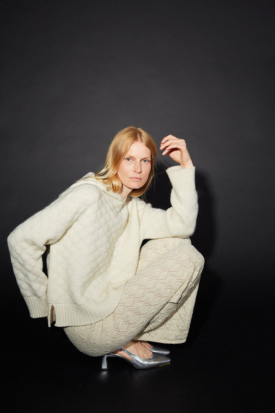R&B | Strick Hoodie Weich und Bequem Modernes Aussehen