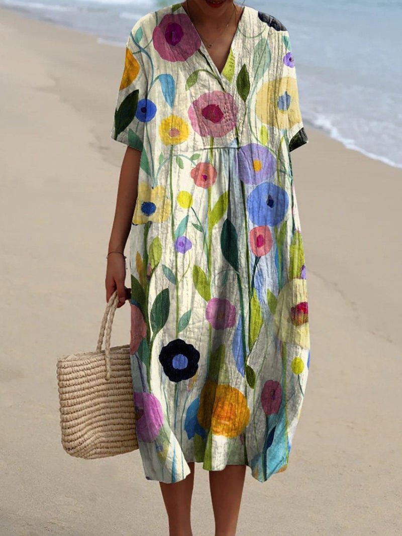 R&B | Bunte, Blumige Sommerkleid