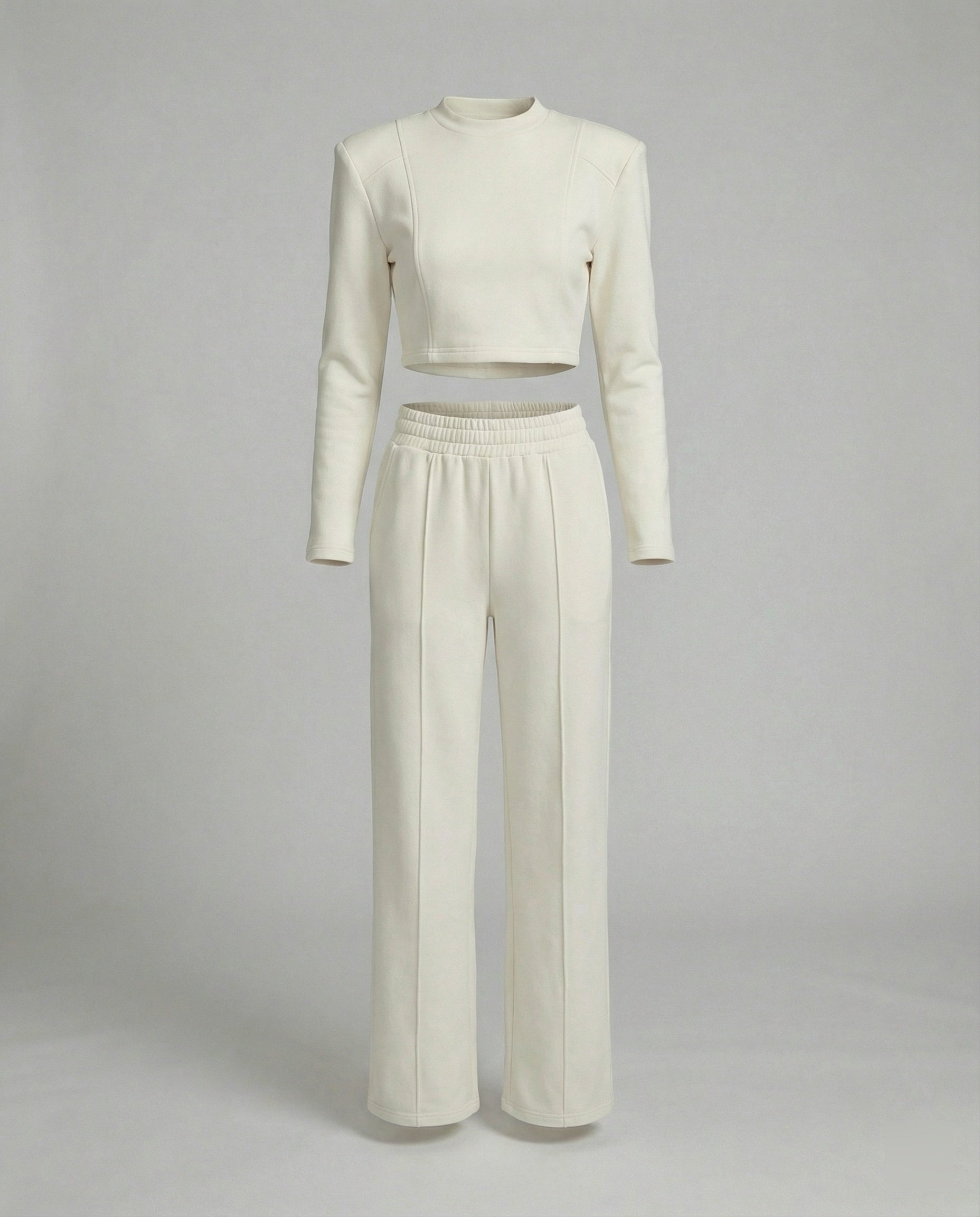 Damen Strick Set Warmes Sweatshirt und Hose