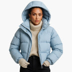 R&B | Puffer Parka - Winterjacke mit Kapuze, Daunenfüllung, Wasserdicht, Urban Outdoor