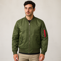 R&B | Herren Bomberjacke mit Reißverschluss