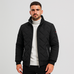 R&B | Gepolstertes Herrenjacke mit Reißverschluss