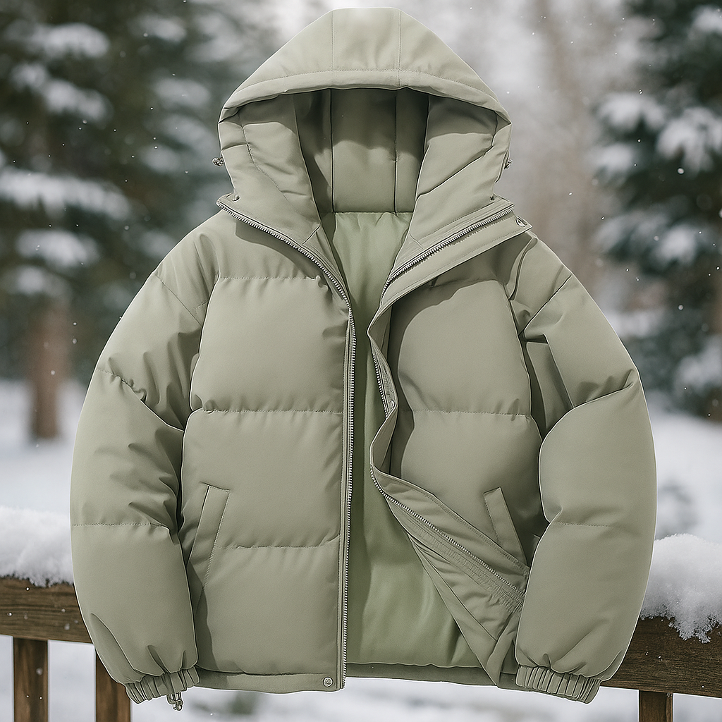 R&B | Kurze gepolsterte Jacke mit Kapuze Stilla