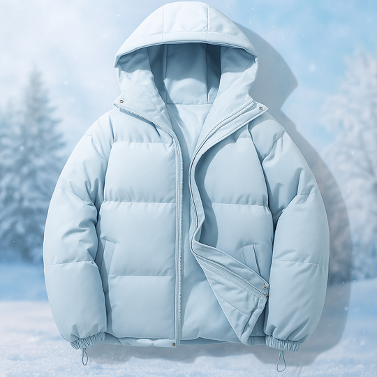 R&B | Kurze gepolsterte Jacke mit Kapuze Stilla