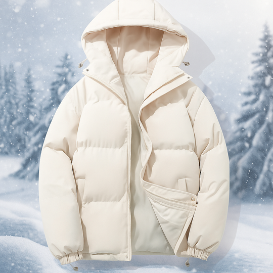 R&B | Kurze gepolsterte Jacke mit Kapuze Stilla