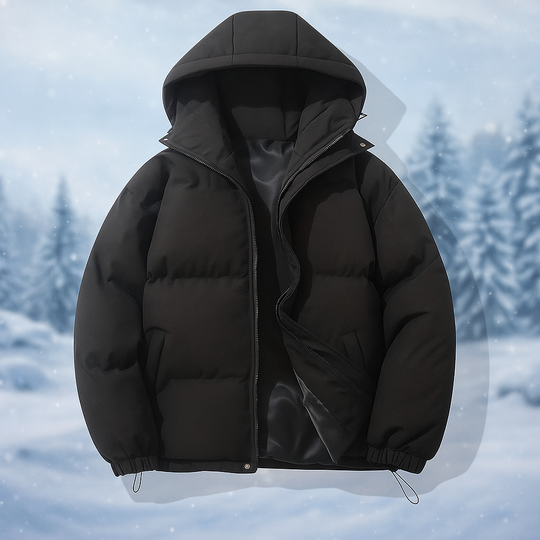 R&B | Kurze gepolsterte Jacke mit Kapuze Stilla