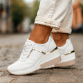 Hochwertige Damenschuhe mit goldenen Details R&B R&B