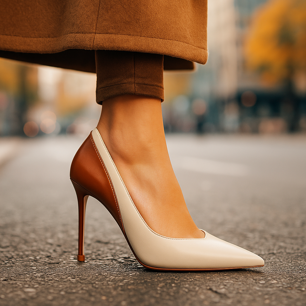 Elegante Stilettos mit Kontrastdesign R&B R&B