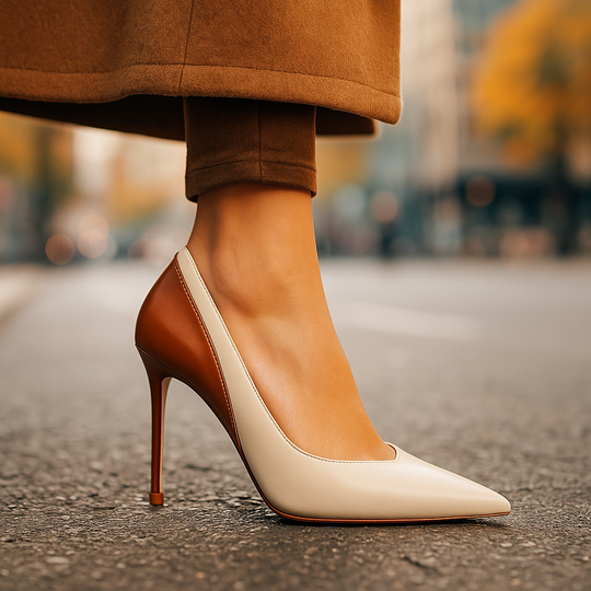 Elegante Stilettos mit Kontrastdesign R&B R&B
