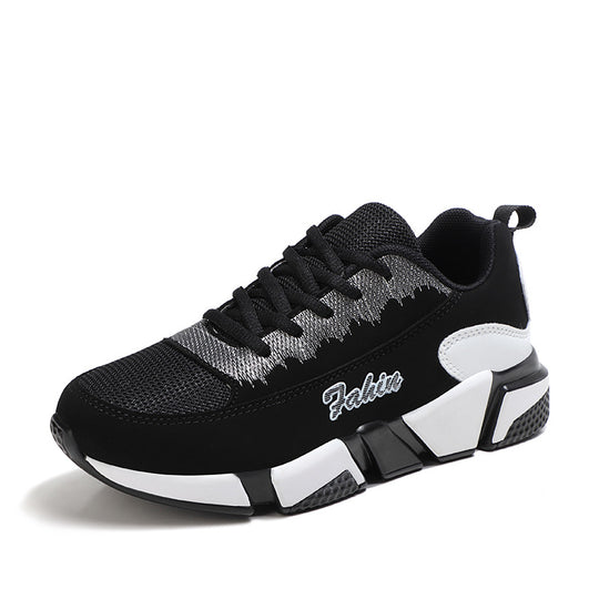 Damen Sportliche Sneakers mit atmungsaktivem Mesh-Obermaterial und rutschfestem Profil R&B