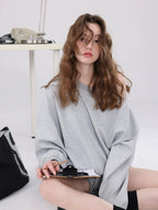Damen Off-Shoulder Dreiteiler Set mit Hose
