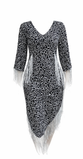 Damen Festliches Pailletten Kleid R&B