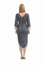 Damen Festliches Pailletten Kleid R&B