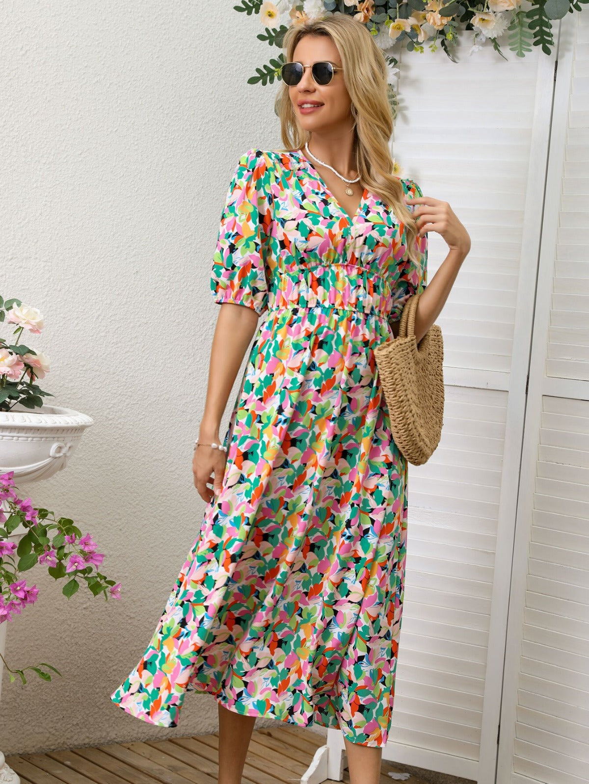 R&B | Bedrucktes Damenkleid