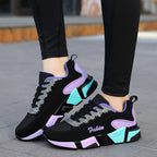Damen Sportliche Sneakers mit atmungsaktivem Mesh-Obermaterial und rutschfestem Profil