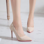 Damen elegante High Heel Pumps mit spitzem Design R&B