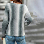R&B | Gradient Strickpullover Acryl Modern, Soft