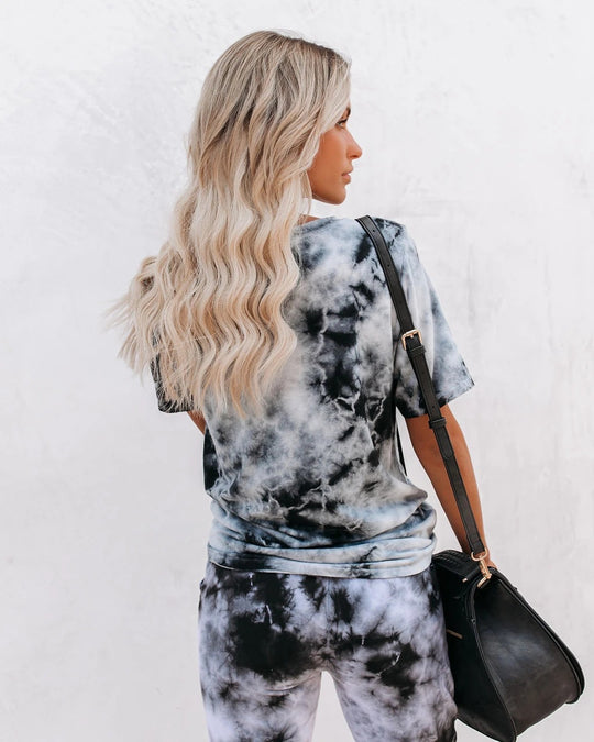 Damen Jogginganzug im modischen Batikdesign R&B