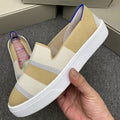Damen Bequeme Slip-On Freizeitschuhe mit atmungsaktivem Obermaterial
