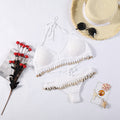 Damen Häkel-Bikini-Set mit Muscheldetails EB