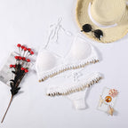 Damen Häkel-Bikini-Set mit Muscheldetails EB