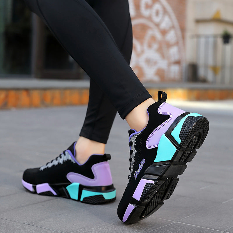 Damen Sportliche Sneakers mit atmungsaktivem Mesh-Obermaterial und rutschfestem Profil