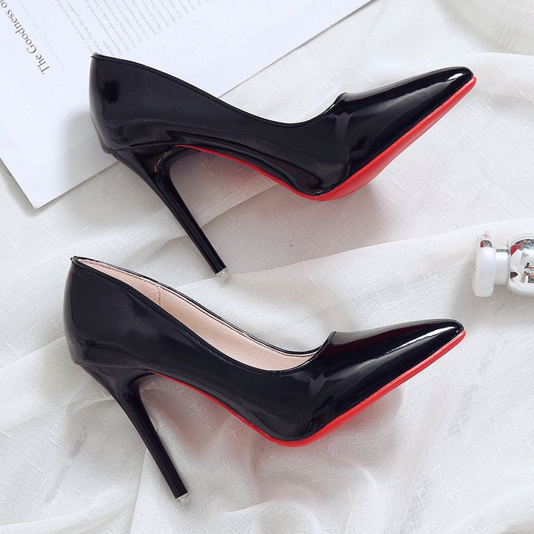 Damen elegante High Heel Pumps mit spitzem Design R&B