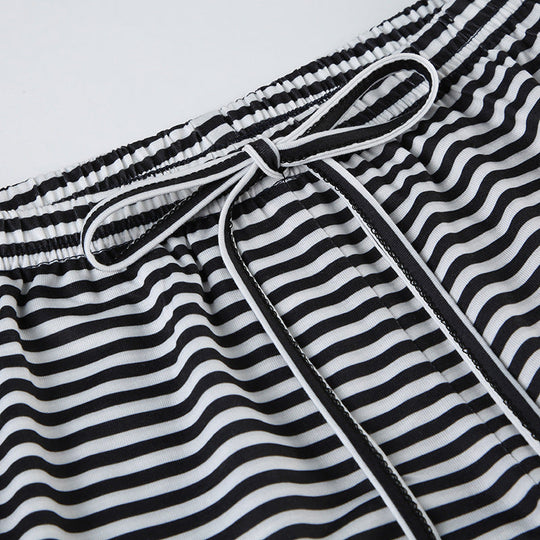 R&B | Gestreifte Loungehose