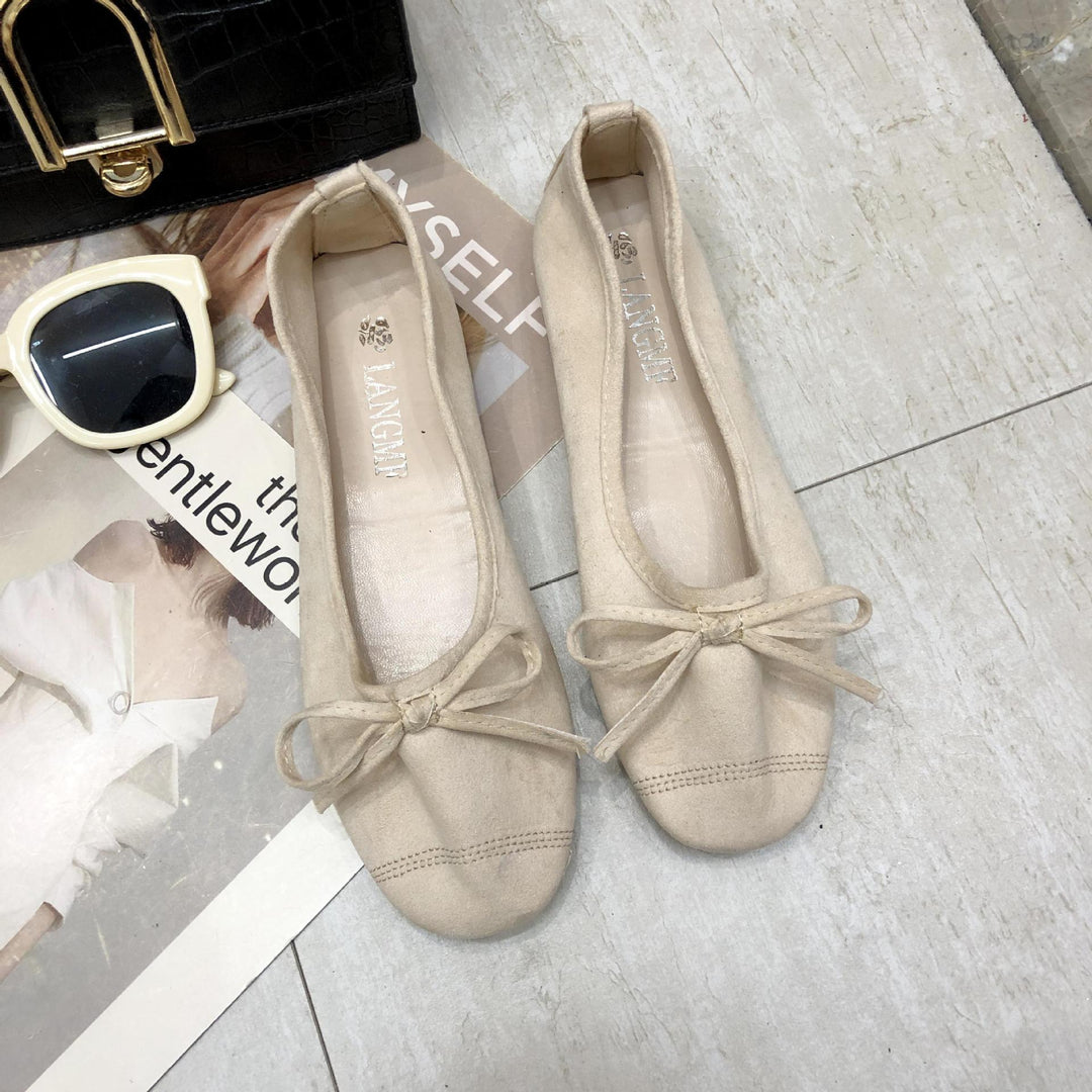 Damen Ballerinas mit zartem Schleifen-Design und weichem Obermaterial R&B
