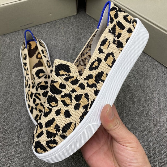 Damen Modische Slip-On Sneakers mit kreativem Muster R&B