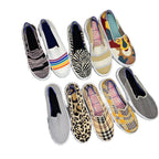 Damen Bequeme Slip-On Freizeitschuhe mit atmungsaktivem Obermaterial