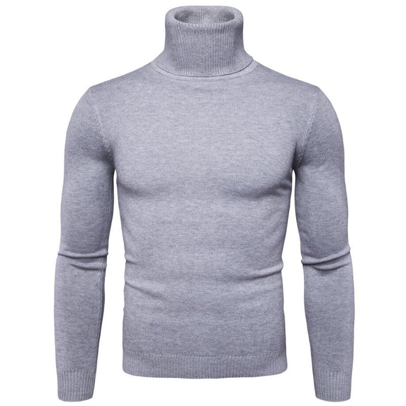 Herren Rollkragenpullover aus feinem Strick R&B