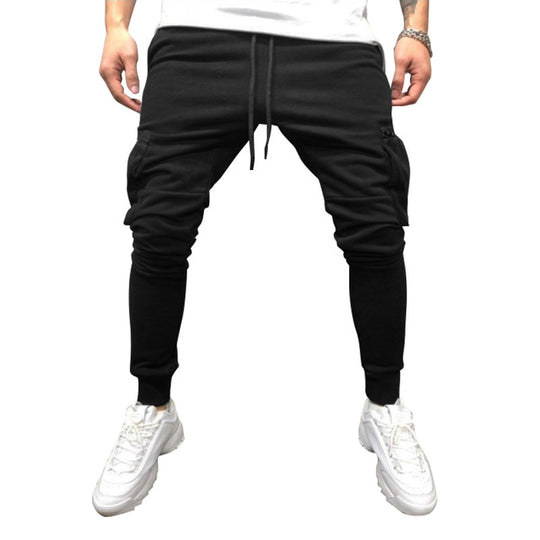 Herren modische Cargohose mit elastischem Bund und praktischen Taschen R&B